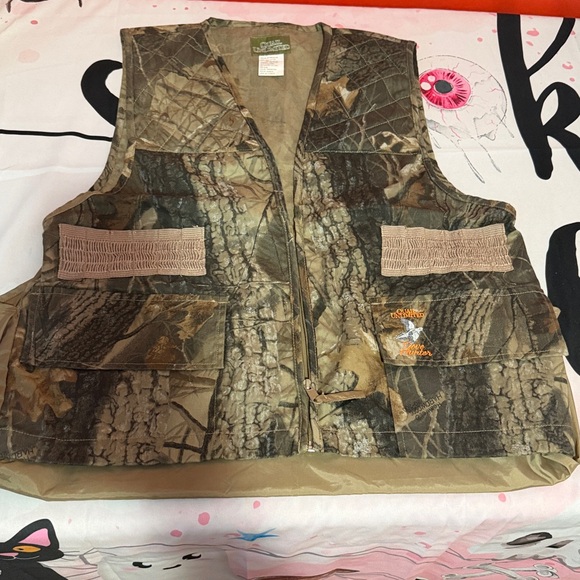 Mens Hunting Vest Multi‑Pocket (Real Tree Hardwood) Vest Sz M Nwot - Picture 2 of 11